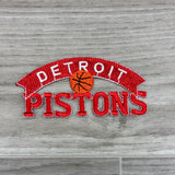 Vintage 90s Detroit Pistons (Red Arch) Patch