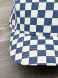 Midnight Toker Patch on Blue Denim/Natural Checkered / Vans Retro SnapBack Hat