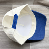 Blank Natural/Blue Denim Two-Tone Retro Hat