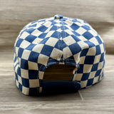 Midnight Toker Patch on Blue Denim/Natural Checkered / Vans Retro SnapBack Hat