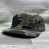 Blank Old School / Duck Camouflage Rope Hat