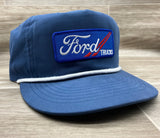 Ford Trucks Patch on Blue Poly Rope Hat