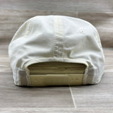 Cowboys Stay On Longer Patch on 2-Tone Cream/Seafoam Green Retro Snapback Hat w/ Black Rope
