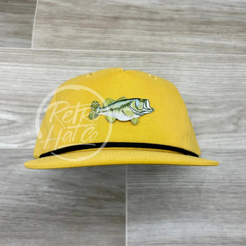 Bass on Retro Rope Hat