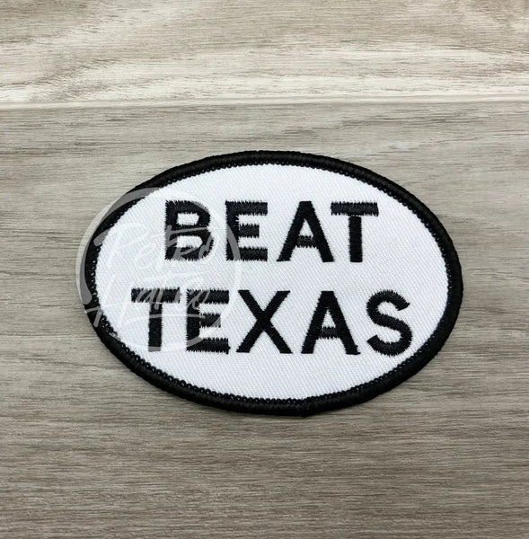 Beat Texas (White / Black) Patch