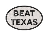Beat Texas (White / Black) Patch