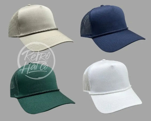 Blank Meshback Trucker (Non-Foam) Hats