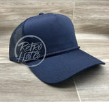 Blank Meshback Trucker (Non-Foam) Navy Hats