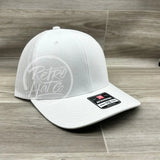 Blank Richardson 112 Meshback Trucker (Structured) White Hats