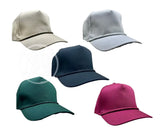Blank Tall Retro Snapback Rope Hat Hats