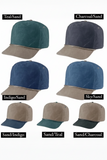 Blank Two-Tone Stonewashed Canvas Rope Hat