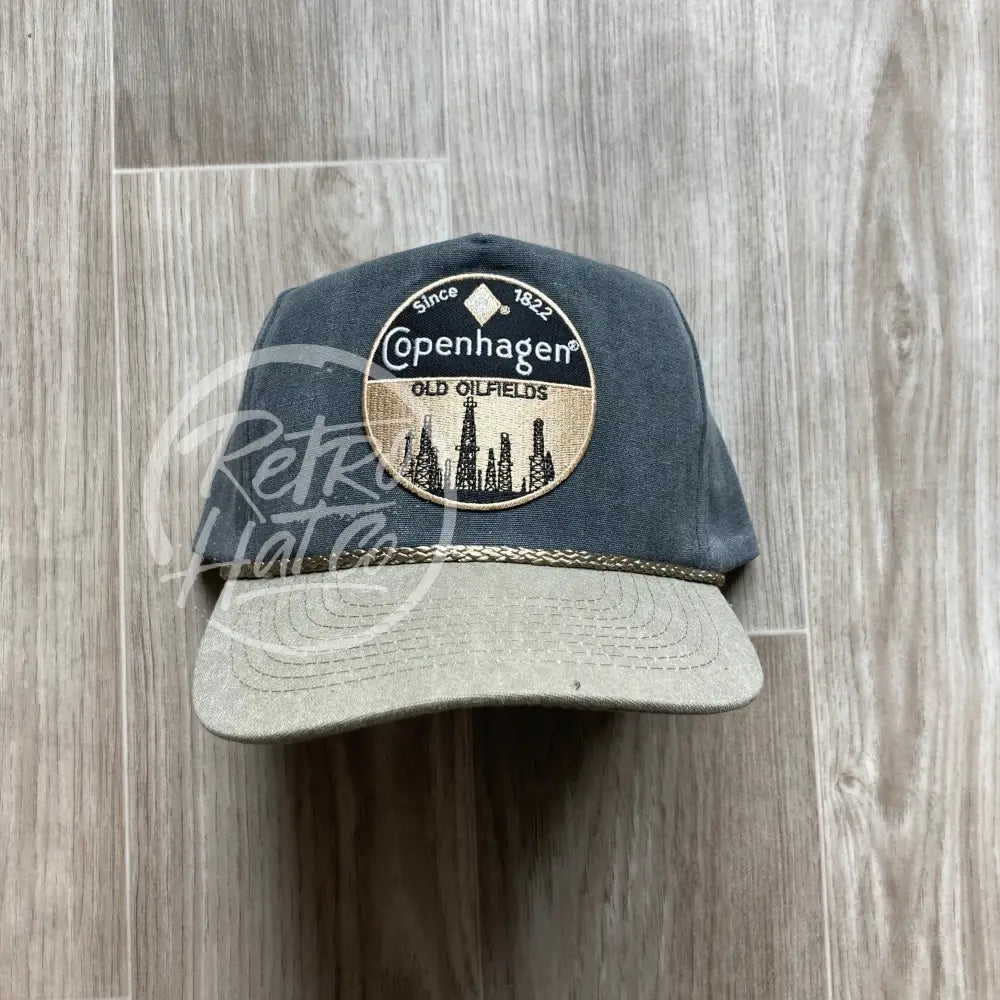 Cope Oilfield Patch on Retro Stonewashed Rope Hat