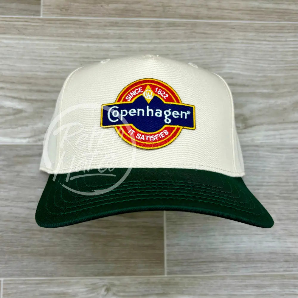 Cope Patch on Natural/Green Retro Hat