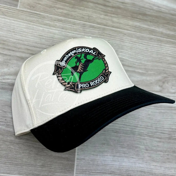 Cope / Skoal Pro Rodeo On Natural/Black Retro Hat Ready To Go