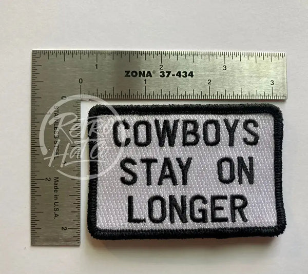 Cowboys Stay On Longer Patch
