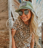 Cowboys Stay On Longer Patch On Retro Poly Rope Hat Ready To Go