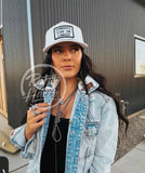 Cowboys Stay On Longer Patch Retro Rope Hat Ready To Go