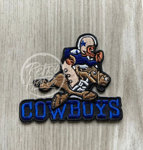 Retro 70S Dallas Cowboys Horse Patch