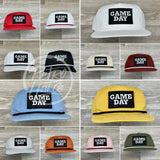 Game Day Patch On Retro Rope Hat Ready To Go