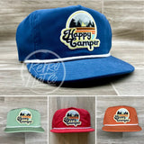 Happy Camper Patch On Retro Poly Rope Hat Ready To Go