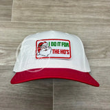 I Do It For the Ho’s / Santa Patch on 2-Tone White / Red Retro Hat Ready to Go