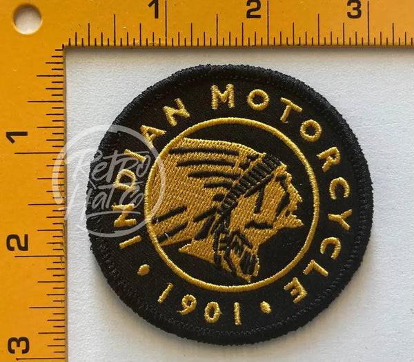 Indian Motorcycles (Blk Circle) Patch
