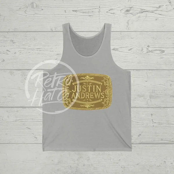Jam Gold Buckle Tank Xs / Athletic Heather Top
