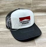 Midnight Toker On Black/White Meshback Trucker Hat Ready To Go
