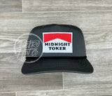 Midnight Toker On Retro Rope Hat Gray W/Black Ready To Go