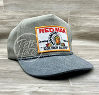 Red Man Patch Retro Two-Tone Rope Trucker Hat