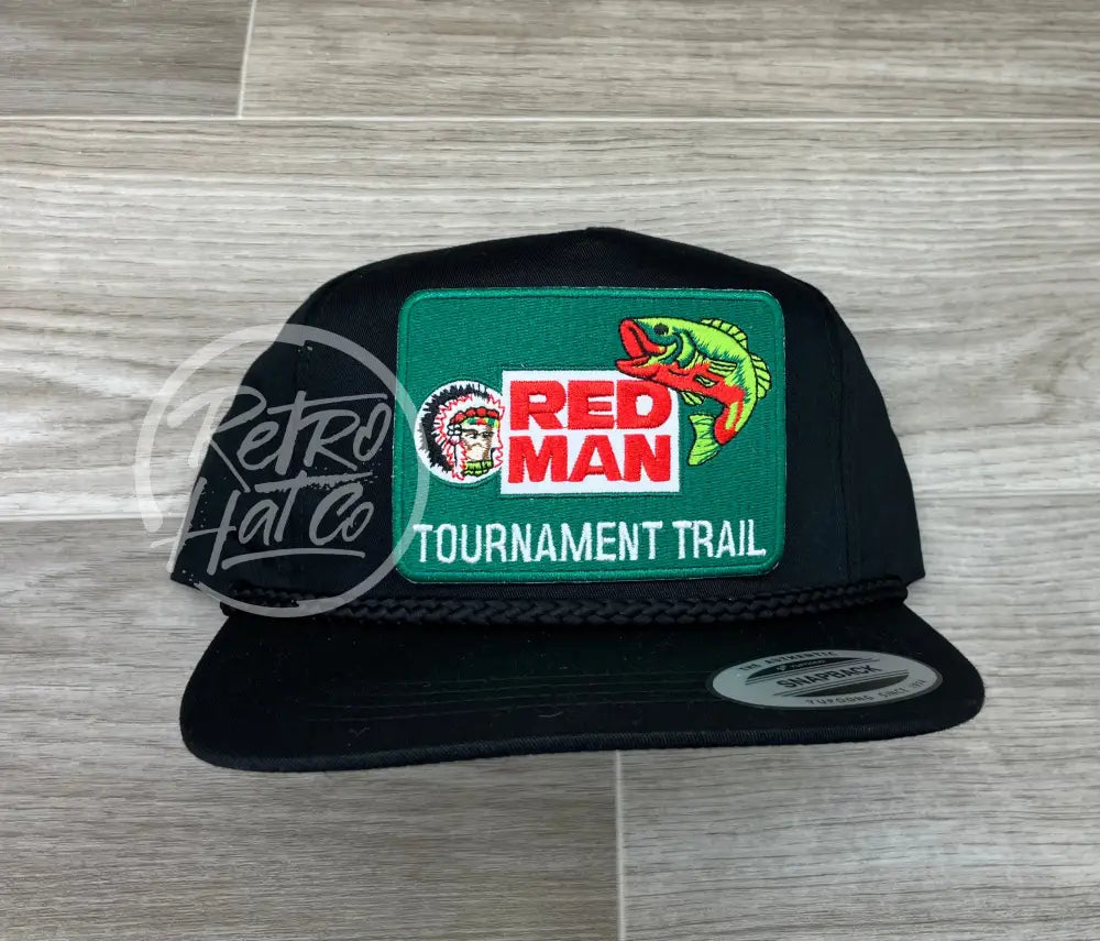 redman tobacco hats hat Retro Vintage Style Red Man Trucker Hat Red Man Golden on Solid