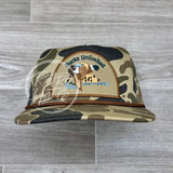 Retro Ducks Unlimited on Beige Old School / Duck Camo Rope Hat Ready to Go