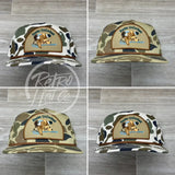 Retro Ducks Unlimited on Green Old School / Duck Camo Rope Hat Ready to Go