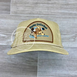 Retro Ducks Unlimited Patch on Tan Corduroy Hat Ready to Go