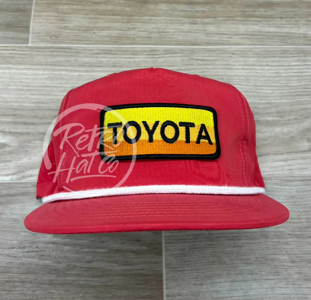 Retro Vintage Style Toyota Trucks Embroidered Patch Flat Bill Hat Cap 4x4 80s Accessories | Retro Vintage Style Toyota Trucks Embroidered  main image 4