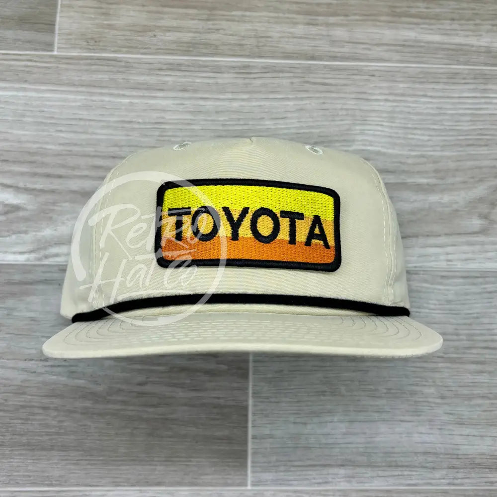 Retro Toyota Patch on Retro Rope Hat display picture 2