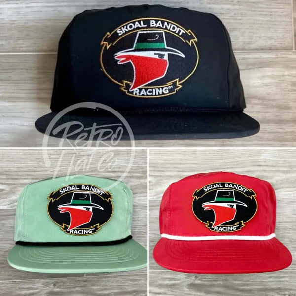Skoal Bandit Racing On Retro Poly Rope Hat Ready To Go
