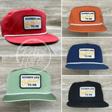 Sounds Like Bullshit To Me Patch On Retro Poly Rope Hat Ready Go