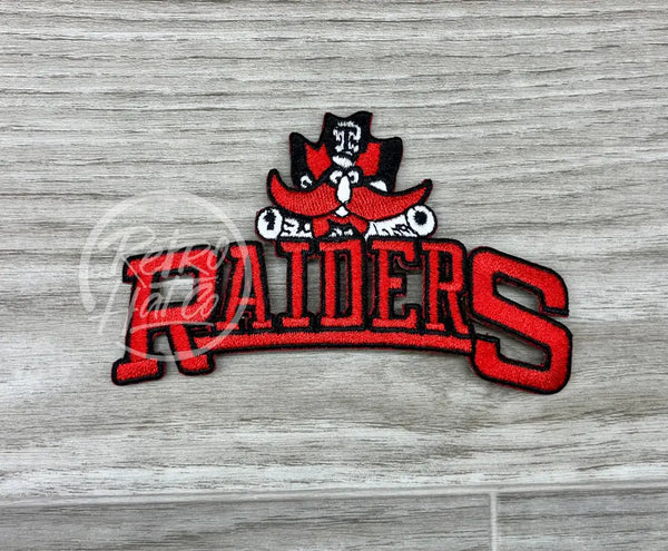 Retro Texas Tech Raiders Arch Patch