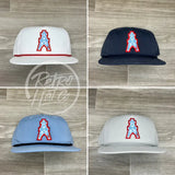 Vintage 80S/90S Houston Oilers Derrick Patch On Retro Rope Hat Ready To Go