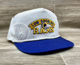 Vintage 90S Los Angeles Rams Patch On White/Blue Retro Rope Hat Ready To Go