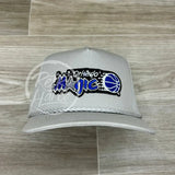 Vintage 90S Orlando Magic Patch On Tall Gray Retro Rope Hat Ready To Go