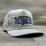 Vintage 90S Orlando Magic Patch On Tall Gray Retro Rope Hat Ready To Go