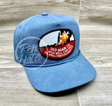 Vintage Oilfield - Red Adair Wild Well Control Patch On Sky Stonewashed Rope Hat With Snapback Ready