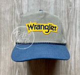 Wrangler On Stonewashed Two-Tone Retro Rope Hat Sand / Indigo Ready To Go